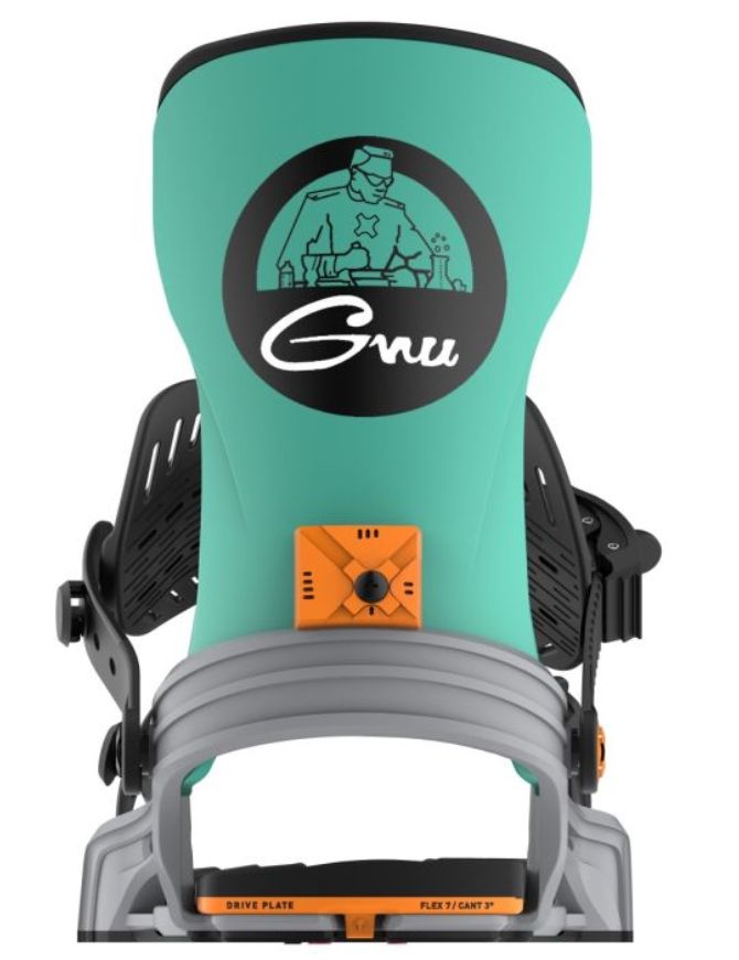 Bent Metal Axtion Men's Snowboard Binding 2026 | Grey/Green